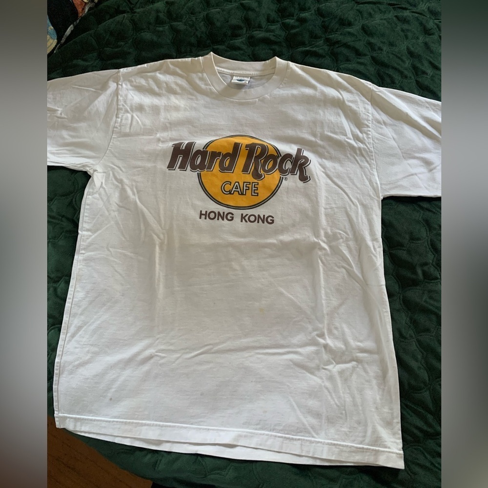 Hard Rock Cafe Real Vintage 3 100% Cotton T-shirts Bangkok Hong Kong Kowloon XL - Picture 5 of 16